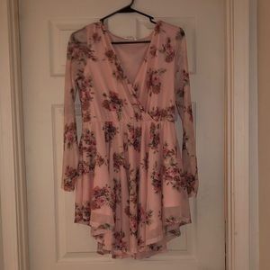 Pink floral dress / junior
